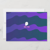 Uitnodigingen voor Hallowen Feestje (Achterkant)