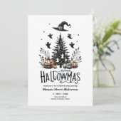 Uitnodigingen voor Hallowmas Halloween Kerst Mashu (Staand voorkant)