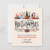 Uitnodigingen voor Hallowmas Halloween Kerst Mashu (Voorkant)