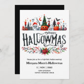 Uitnodigingen voor Hallowmas Halloween Kerst Mashu (Voorkant / Achterkant)