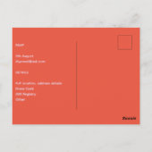 Uitnodigingen voor Hallowmas Halloween Kerst Mashu (Achterkant)