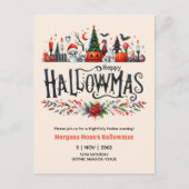 Uitnodigingen voor Hallowmas Halloween Kerst Mashu (Voorkant)