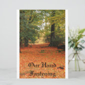 Uitnodigingen voor Handfasting (Staand voorkant)