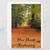 Uitnodigingen voor Handfasting (Voorkant / Achterkant)