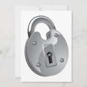 Uitnodigingen voor hangsloten (Voorkant)