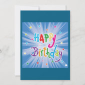 Uitnodigingen voor Happy Birthday Celebration (Voorkant)