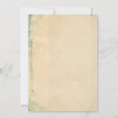 Uitnodigingen voor  hartweduwen in het Rustic-land (Achterkant)