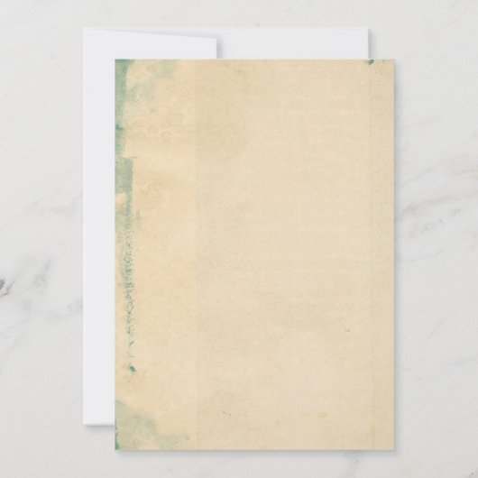 Uitnodigingen voor hartweduwen in het Rustic-land (Achterkant)