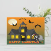 Uitnodigingen voor 'Haunted House Reaper' (Staand voorkant)