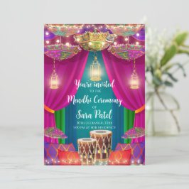 Uitnodigingen voor Henna-feest & Mehndi-feest uitn