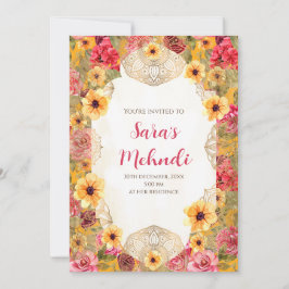 Uitnodigingen voor Henna-feest & Mehndi-feest uitn