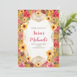 Uitnodigingen voor Henna-feest & Mehndi-feest uitn