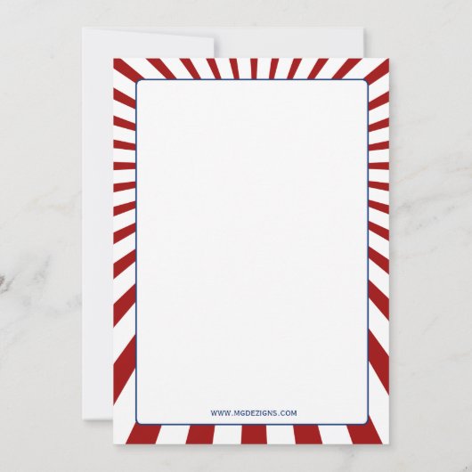 Uitnodigingen voor herdenkingsdag (Achterkant)