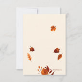 Uitnodigingen voor herfst Book Club (Achterkant)