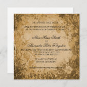 Uitnodigingen voor herfst Brown Autumn Weddenschap (Voorkant / Achterkant)