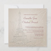 Uitnodigingen voor herfst en winterbruiloft (Achterkant)