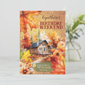 Uitnodigingen voor Herfstfeest (Staand voorkant)