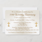 Uitnodigingen voor het 50-jarig huwelijksfeest van (Achterkant)