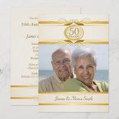 Uitnodigingen voor het 50-jarig jubileumfeest 'Gol (Voorkant / Achterkant)