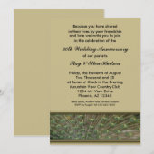 Uitnodigingen voor het 50-jarig jubileumfeest van (Voorkant / Achterkant)