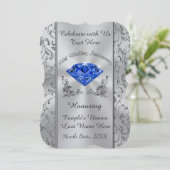 Uitnodigingen voor het 65-jarig huwelijksjubileum  (Staand voorkant)