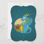 Uitnodigingen voor het afdrukken van cartoons op v (Achterkant)