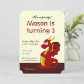 Uitnodigingen voor het afdrukken van cartoons op v (Staand voorkant)