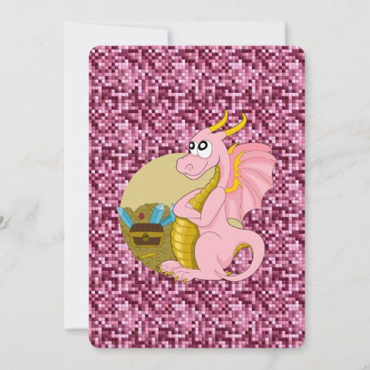 Uitnodigingen voor het afdrukken van cartoons op v (Achterkant)