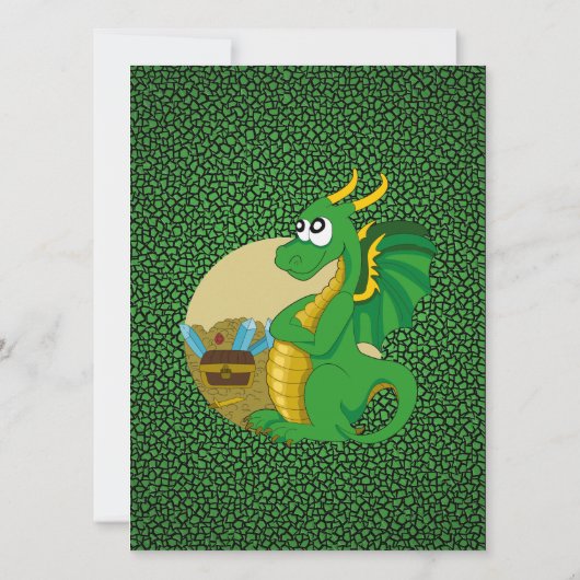 Uitnodigingen voor het afdrukken van cartoons op v (Achterkant)