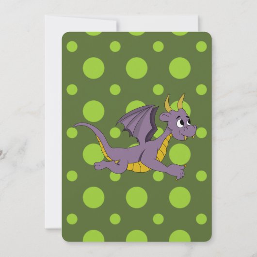 Uitnodigingen voor het afdrukken van cartoons op v (Achterkant)