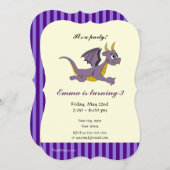 Uitnodigingen voor het afdrukken van cartoons op v (Voorkant / Achterkant)