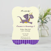 Uitnodigingen voor het afdrukken van cartoons op v (Staand voorkant)