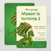 Uitnodigingen voor het afdrukken van cartoons op v (Voorkant / Achterkant)