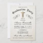 Uitnodigingen voor het afstuderen van de tandartss (Voorkant)