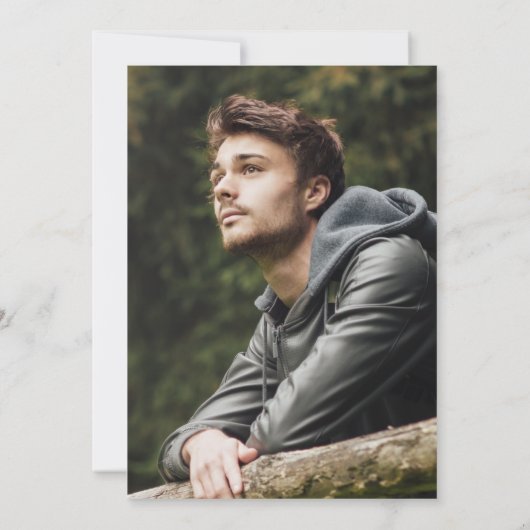 Uitnodigingen voor het afstuderen van de tandartss (Achterkant)