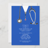 Uitnodigingen voor het afstuderen van een dokter (Voorkant)