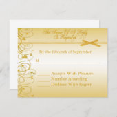 Uitnodigingen voor het beantwoorden van het hernie (Voorkant / Achterkant)