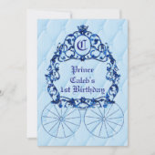 Uitnodigingen voor het Blue Royal Crown Carriage-f (Voorkant)