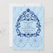 Uitnodigingen voor het Blue Royal Crown Carriage-f (Achterkant)