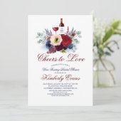 Uitnodigingen voor het branden van gebrande wijn (Staand voorkant)