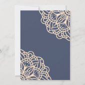 Uitnodigingen voor het bruiloft met een moslim ras (Achterkant)