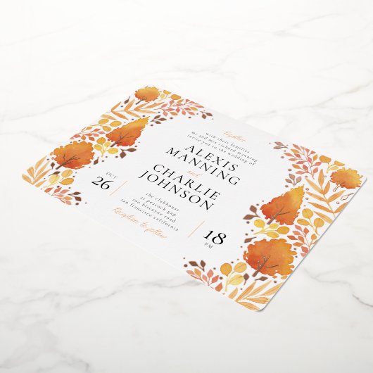 Uitnodigingen voor het bruiloft van de waterverf i (Gedraaid)