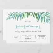 Uitnodigingen voor het diner bij de repetitie van  (Voorkant / Achterkant)