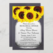 Uitnodigingen voor het diner van Chalkboard mason  (Voorkant / Achterkant)