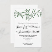 Uitnodigingen voor het diner van de groene tak rep (Voorkant / Achterkant)