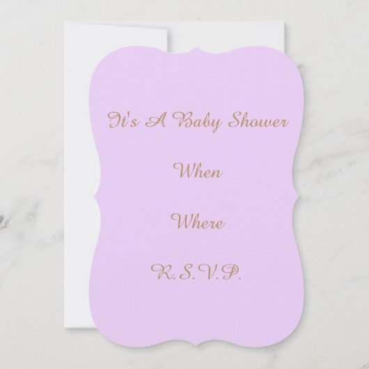 Uitnodigingen voor het douchen van baby's uit de m (Achterkant)