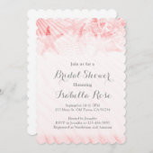 Uitnodigingen voor het douchen van de Starfish sea (Voorkant / Achterkant)