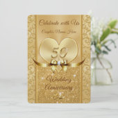 Uitnodigingen voor het hernieuwen van geloften op  (Staand voorkant)