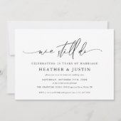 Uitnodigingen voor het hernieuwen van huwelijksgel (Voorkant)