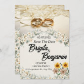 uitnodigingen voor het huwelijk (Voorkant / Achterkant)